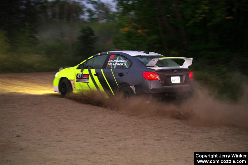 Tim Rooney / Claudia Barbera-Pullen Subaru WRX STi on SS9, Steamboat II.