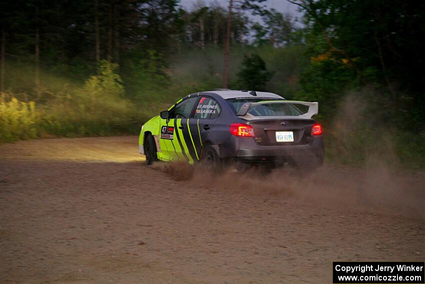 Tim Rooney / Claudia Barbera-Pullen Subaru WRX STi on SS9, Steamboat II.