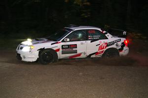 Scott Crouch / Ryan Scott Subaru WRX on SS9, Steamboat II.