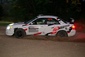 Scott Crouch / Ryan Scott Subaru WRX on SS9, Steamboat II.