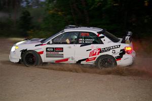 Scott Crouch / Ryan Scott Subaru WRX on SS9, Steamboat II.