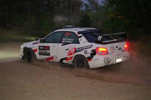 Scott Crouch / Ryan Scott Subaru WRX on SS9, Steamboat II.