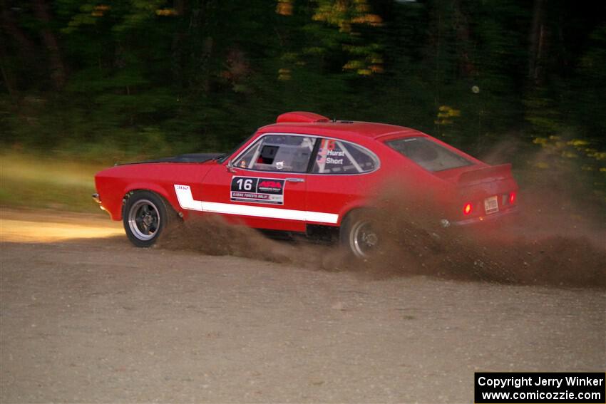 Mike Hurst / Randall Short Ford Capri on SS9, Steamboat II.