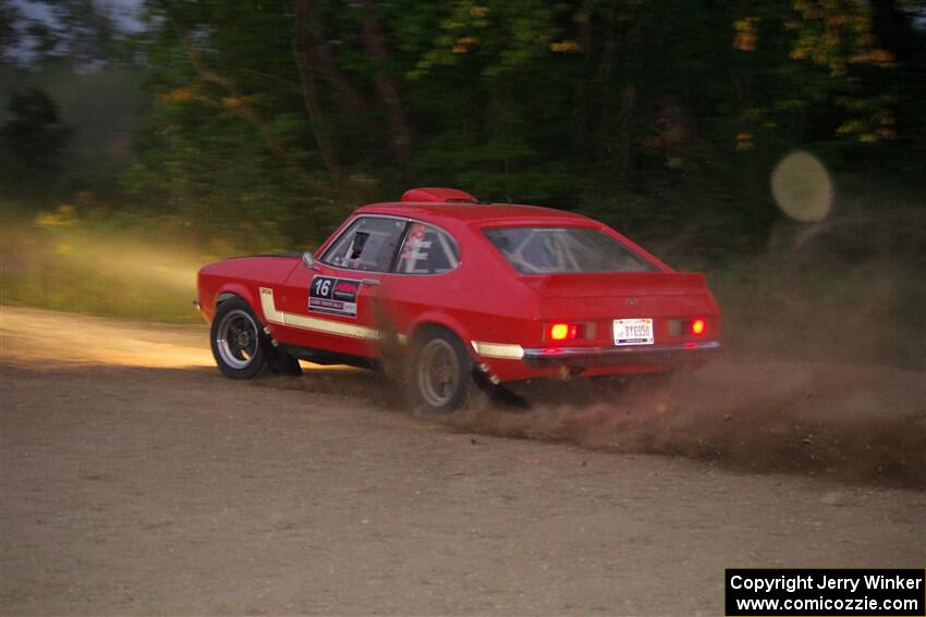 Mike Hurst / Randall Short Ford Capri on SS9, Steamboat II.