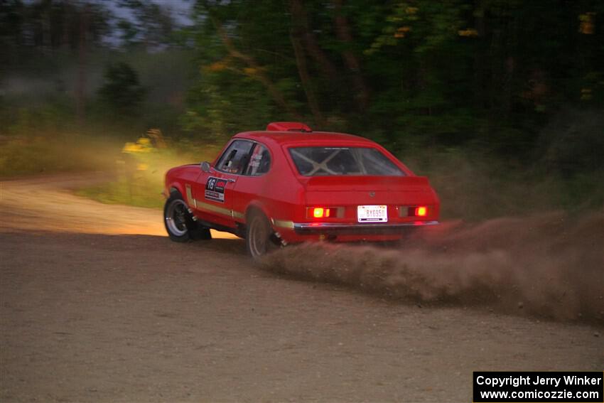 Mike Hurst / Randall Short Ford Capri on SS9, Steamboat II.