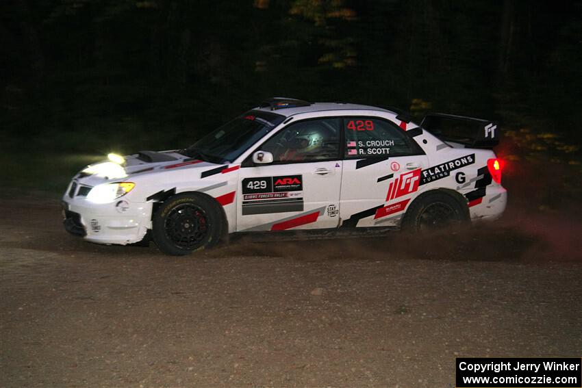 Scott Crouch / Ryan Scott Subaru WRX on SS9, Steamboat II.