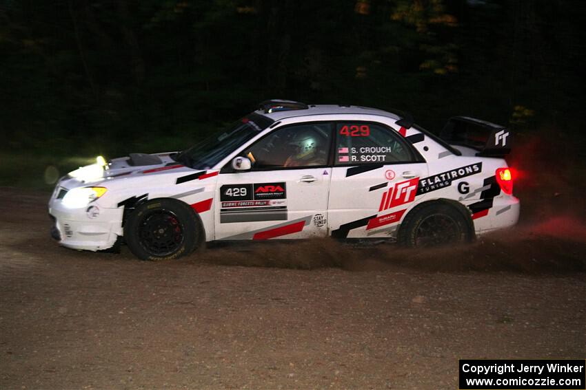 Scott Crouch / Ryan Scott Subaru WRX on SS9, Steamboat II.