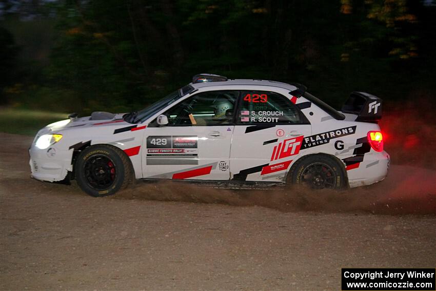 Scott Crouch / Ryan Scott Subaru WRX on SS9, Steamboat II.