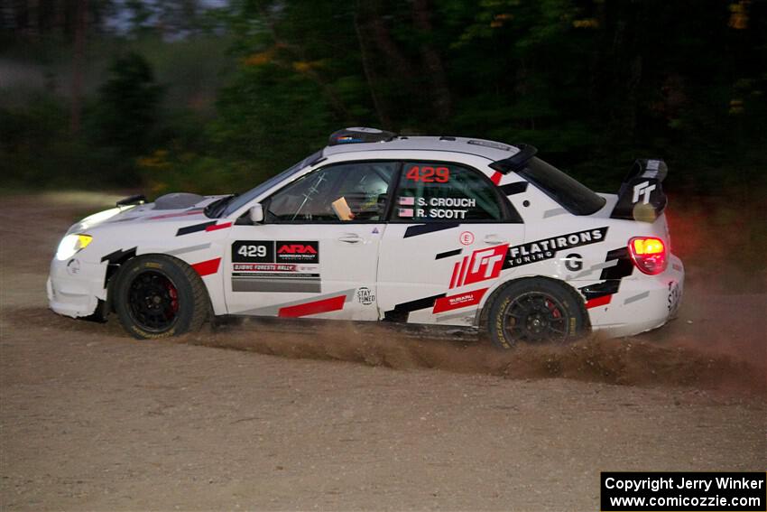 Scott Crouch / Ryan Scott Subaru WRX on SS9, Steamboat II.