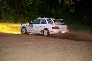 Aidan Hicks / John Hicks Subaru Impreza Wagon on SS9, Steamboat II.