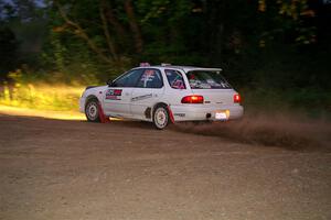 Aidan Hicks / John Hicks Subaru Impreza Wagon on SS9, Steamboat II.