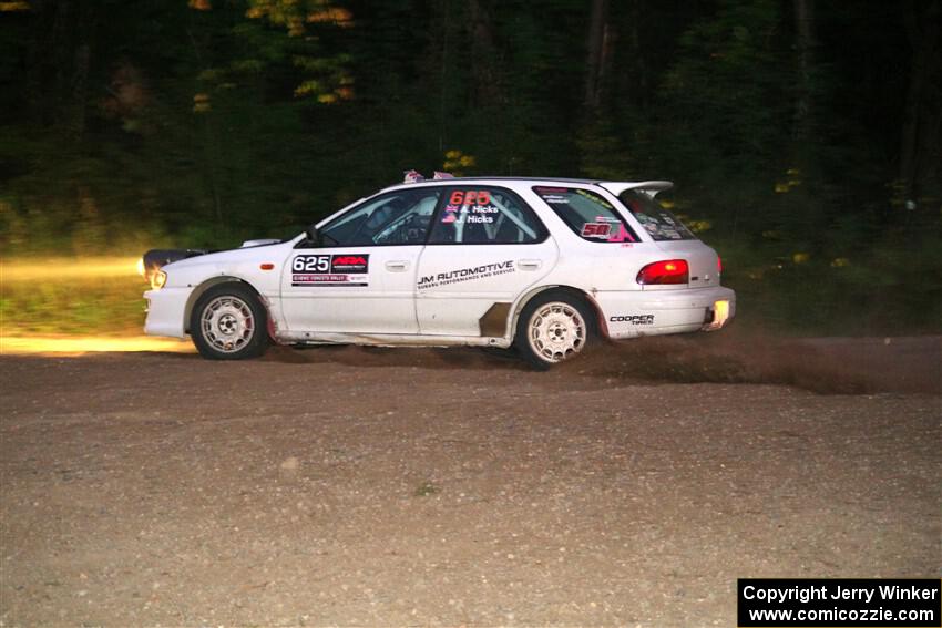 Aidan Hicks / John Hicks Subaru Impreza Wagon on SS9, Steamboat II.