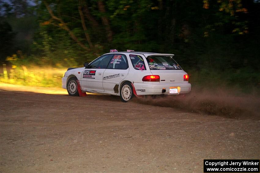 Aidan Hicks / John Hicks Subaru Impreza Wagon on SS9, Steamboat II.