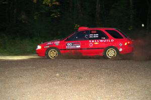 Krishna Gandhi / Jake Baxter Subaru Impreza Wagon on SS9, Steamboat II.