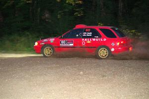 Krishna Gandhi / Jake Baxter Subaru Impreza Wagon on SS9, Steamboat II.