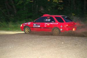 Krishna Gandhi / Jake Baxter Subaru Impreza Wagon on SS9, Steamboat II.