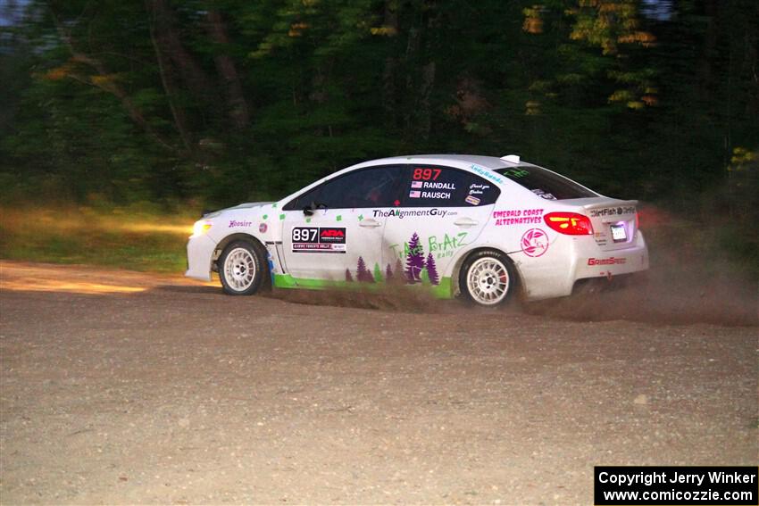 Jamey Randall / Andrew Rausch Subaru WRX on SS9, Steamboat II.