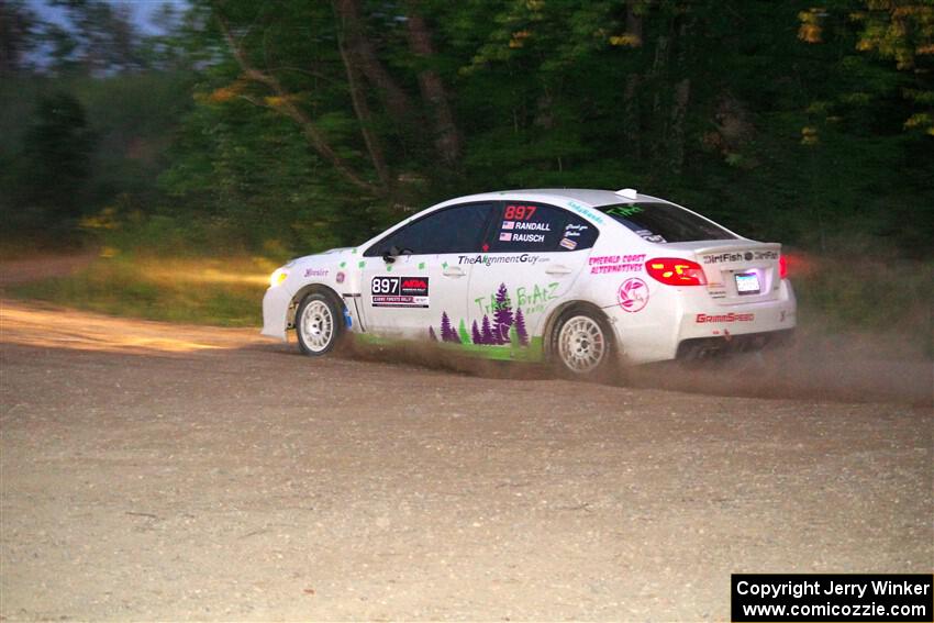 Jamey Randall / Andrew Rausch Subaru WRX on SS9, Steamboat II.