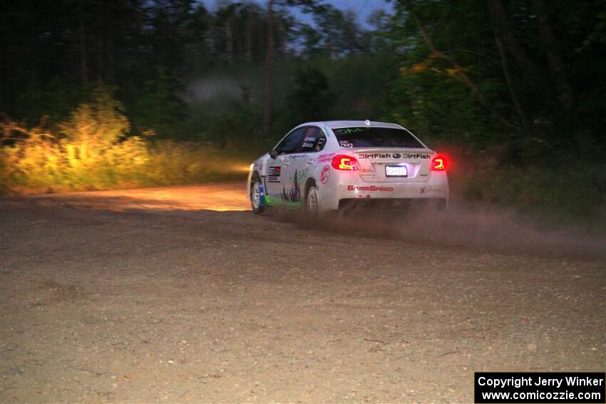 Jamey Randall / Andrew Rausch Subaru WRX on SS9, Steamboat II.