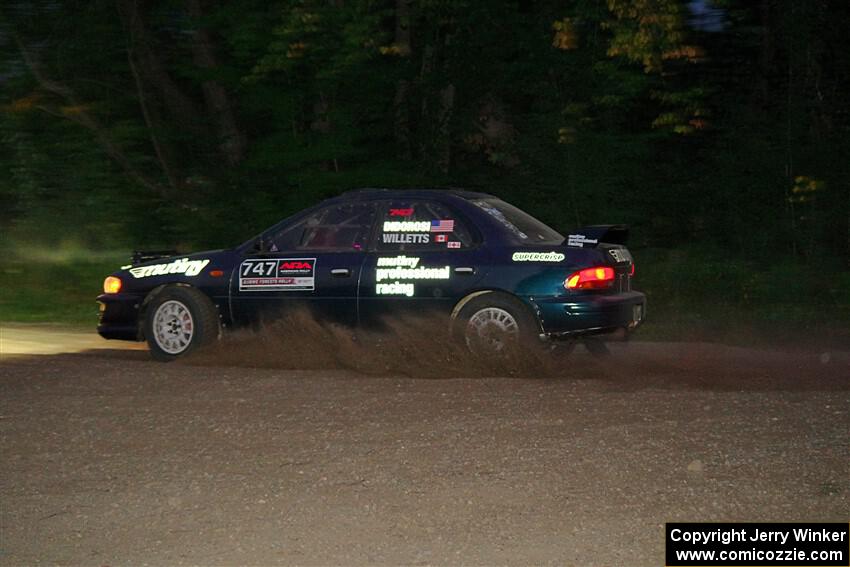 Andy Didorosi / Jamie Willetts Subaru Impreza on SS9, Steamboat II.