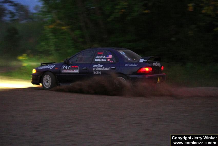 Andy Didorosi / Jamie Willetts Subaru Impreza on SS9, Steamboat II.