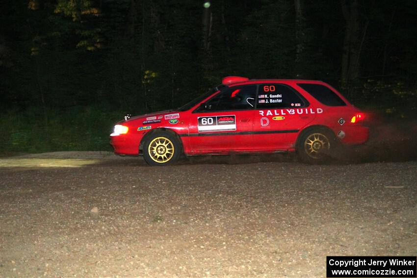 Krishna Gandhi / Jake Baxter Subaru Impreza Wagon on SS9, Steamboat II.