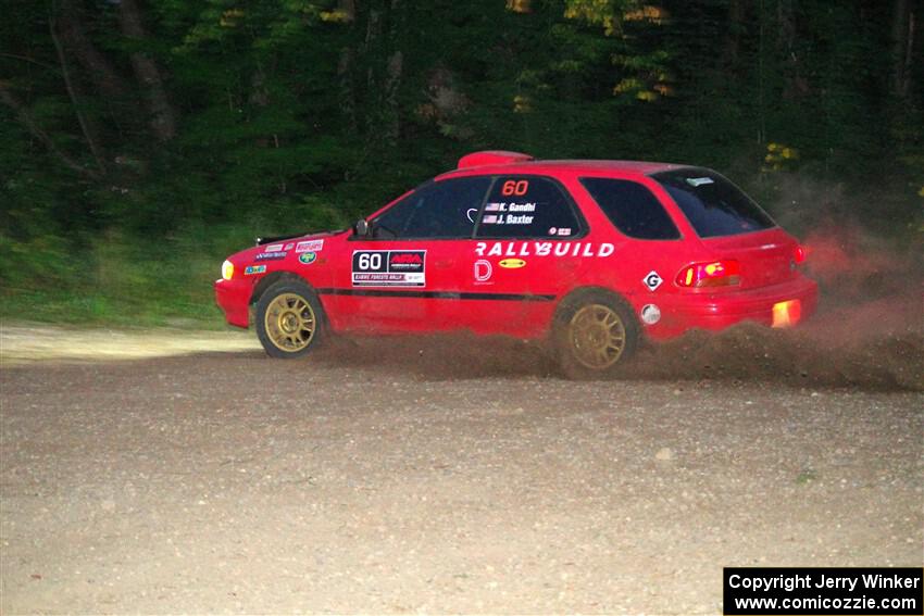 Krishna Gandhi / Jake Baxter Subaru Impreza Wagon on SS9, Steamboat II.