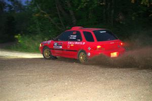 Krishna Gandhi / Jake Baxter Subaru Impreza Wagon on SS9, Steamboat II.