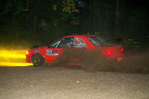 Travis Mattonen / Anikka Nykanen Subaru Impreza on SS9, Steamboat II.