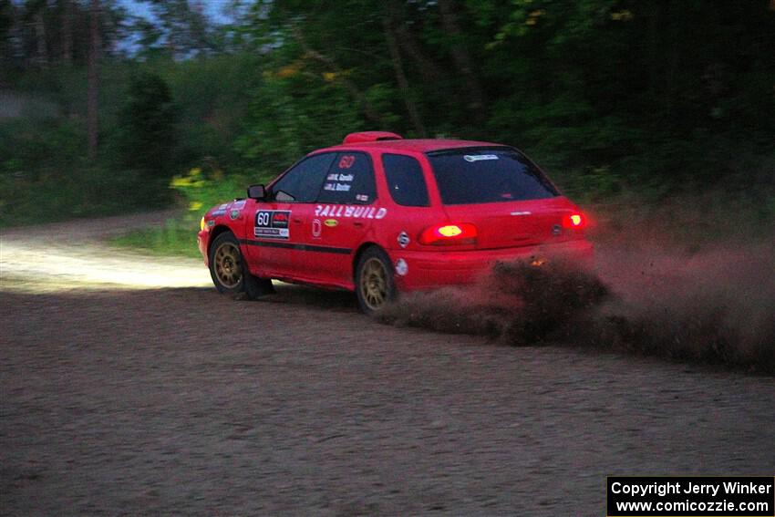 Krishna Gandhi / Jake Baxter Subaru Impreza Wagon on SS9, Steamboat II.