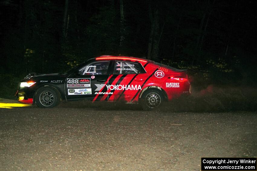 John Sharps / Oliver Kokenge Acura Integra on SS9, Steamboat II.