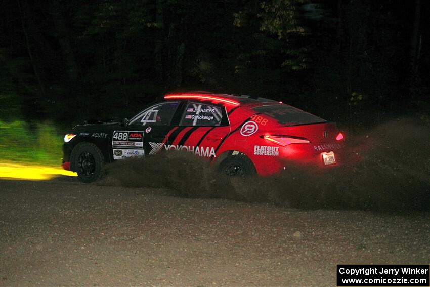 John Sharps / Oliver Kokenge Acura Integra on SS9, Steamboat II.