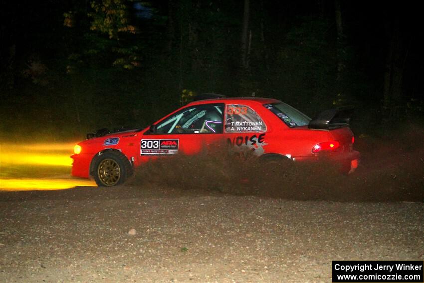 Travis Mattonen / Anikka Nykanen Subaru Impreza on SS9, Steamboat II.