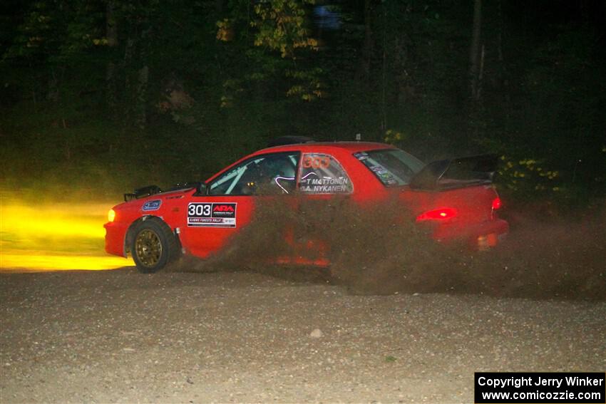 Travis Mattonen / Anikka Nykanen Subaru Impreza on SS9, Steamboat II.