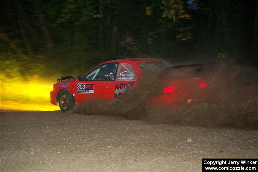 Travis Mattonen / Anikka Nykanen Subaru Impreza on SS9, Steamboat II.