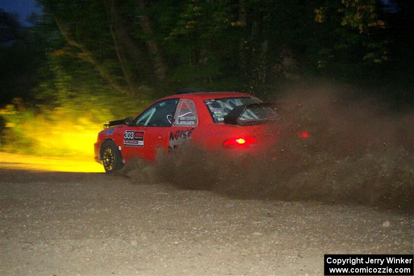 Travis Mattonen / Anikka Nykanen Subaru Impreza on SS9, Steamboat II.