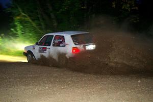 Josh Nykanen / Charlotte Himes VW GTI on SS9, Steamboat II.