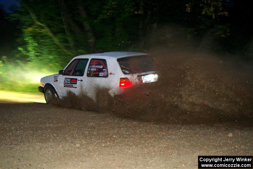 Josh Nykanen / Charlotte Himes VW GTI on SS9, Steamboat II.