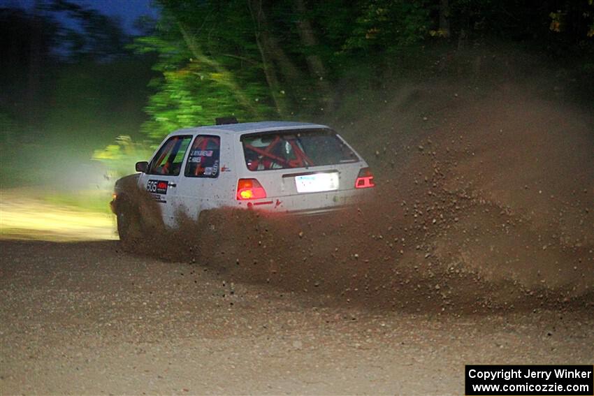 Josh Nykanen / Charlotte Himes VW GTI on SS9, Steamboat II.