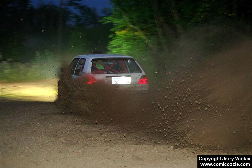 Josh Nykanen / Charlotte Himes VW GTI on SS9, Steamboat II.