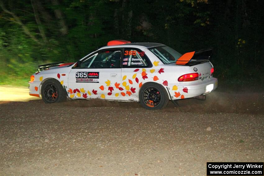 Richard Donovan / Greg Donovan Subaru Impreza on SS9, Steamboat II.