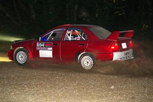 Tyler Witte / Cindi Carlson Mitsubishi Lancer Evo IV on SS9, Steamboat II.