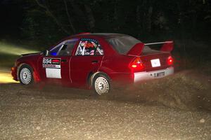 Tyler Witte / Cindi Carlson Mitsubishi Lancer Evo IV on SS9, Steamboat II.