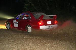 Tyler Witte / Cindi Carlson Mitsubishi Lancer Evo IV on SS9, Steamboat II.