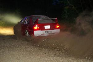 Tyler Witte / Cindi Carlson Mitsubishi Lancer Evo IV on SS9, Steamboat II.