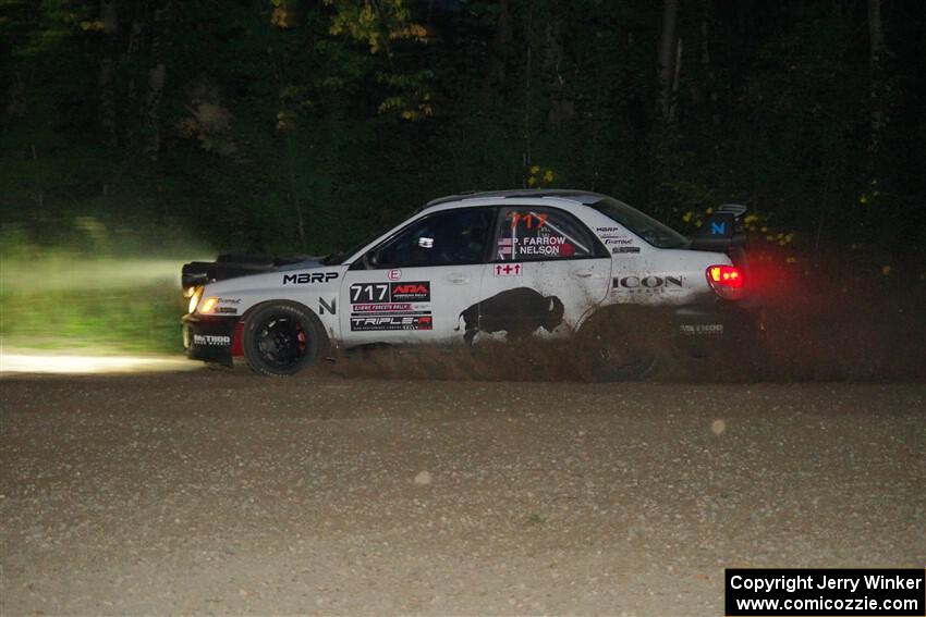 Peter Farrow / Ian Nelson Subaru WRX on SS9, Steamboat II.