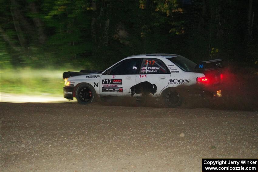 Peter Farrow / Ian Nelson Subaru WRX on SS9, Steamboat II.