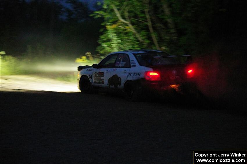 Peter Farrow / Ian Nelson Subaru WRX on SS9, Steamboat II.