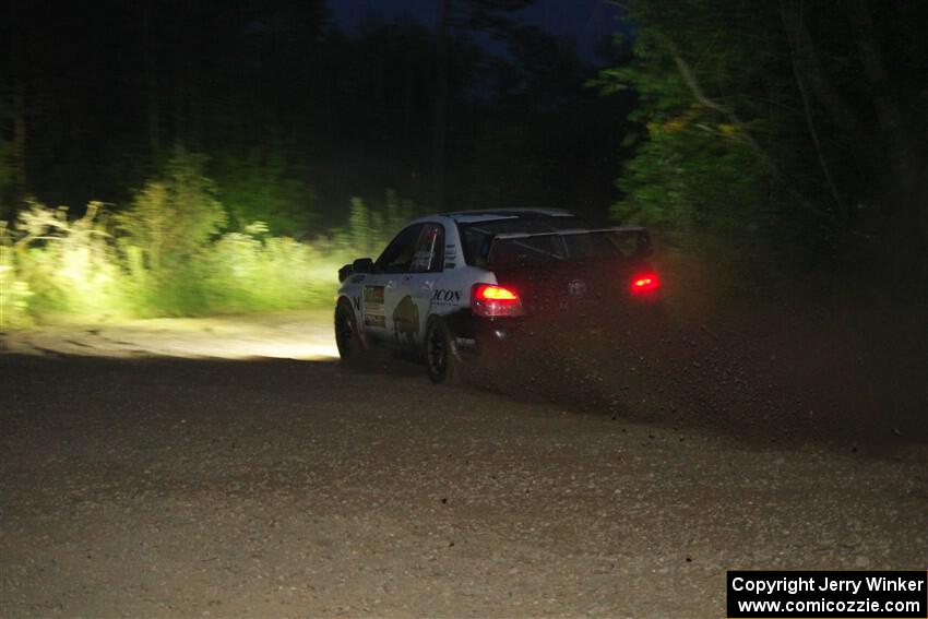 Peter Farrow / Ian Nelson Subaru WRX on SS9, Steamboat II.