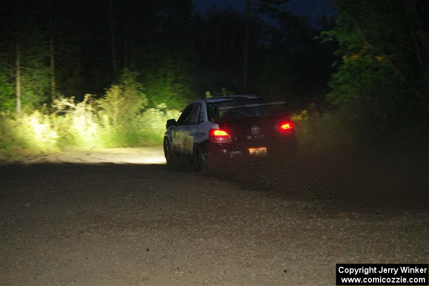 Peter Farrow / Ian Nelson Subaru WRX on SS9, Steamboat II.